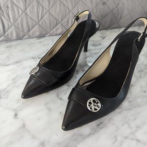 Coach Black Slingback Pumps